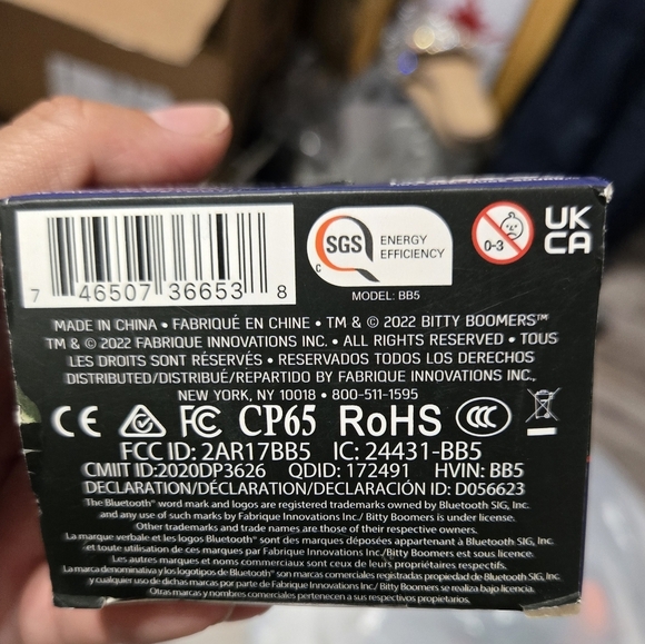 Star Wars Darth Vader Holiday Bitty Boomers Mini Bluetooth Speaker New in Box - Picture 5 of 5